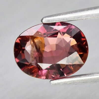 #ad 1.08 Ct Natural Purplish Pink Sapphire Tanzania Unheated Oval Cut Loose Gemstone $90.00
