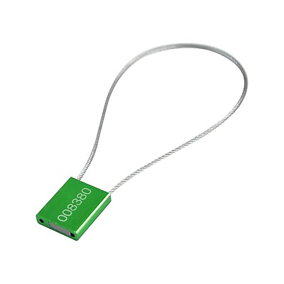 #ad 300 Green Metal Cable Security Seals 14 Inches Long $232.99