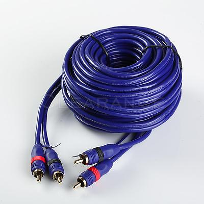 #ad 25ft 25#x27; HIGH PERFORMANCE DIRECTIONAL BALANCE RCA 2 Male to Male Audio Cable $14.00