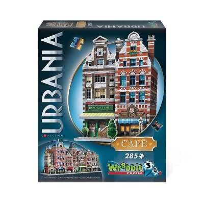 #ad WREBBIT 3D Urbania Collection Cafß© 3D Jigsaw Puzzle 285 Pieces W3D 0503 $32.57