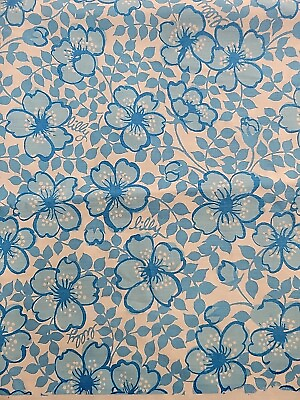 #ad “LILLY” Vintage Key West Hand Print Fabric Lilly Pulitzer 44quot; x 20quot; Craft Sew $38.00
