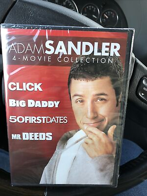 #ad The Adam Sandler 4 Movie Collection DVD 2014 2 Disc Set Sealed $21.99