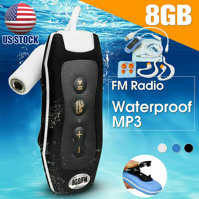 #ad IPX8 Waterproof Underwater Music Sports MP3 Player For Swimming With Headset US $24.65