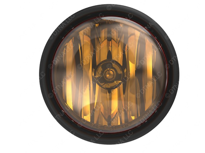 #ad Freightliner A06 75742 001 Fog Lamp Assy Amber Round Columbia 2004 2010 $60.00