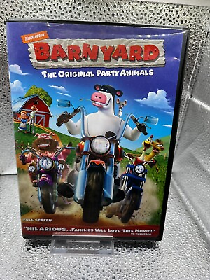#ad Barnyard DVD 2006 Full Screen *OR Widescreen The Original Party Animals Nick $6.99
