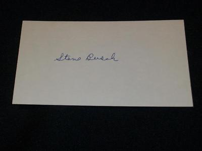 #ad Washington State Steve Busch Signed Auto Vintage 3x5 Index Card $9.99