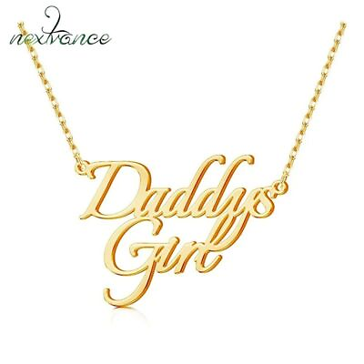 #ad Gold Color Stainless Steel Necklaces Women Men Fashion Jewelry Pendant Necklace $8.20