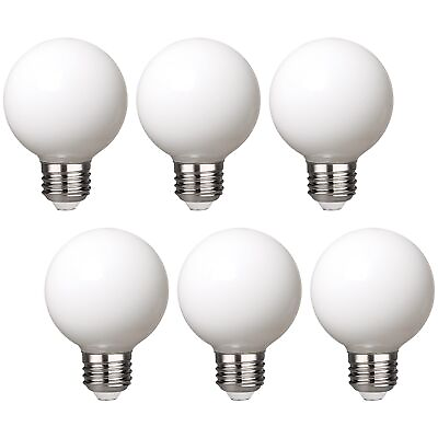 #ad 6 Pack G19G60 LED Globe Light Bulbs 5.5W Dimmable 60 Watt Equivalent LED Bulb... $21.35