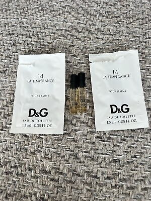 #ad La Temperance 14 by Dolce amp; Gabbana Vial Sample .05 oz Women X 2 $10.99