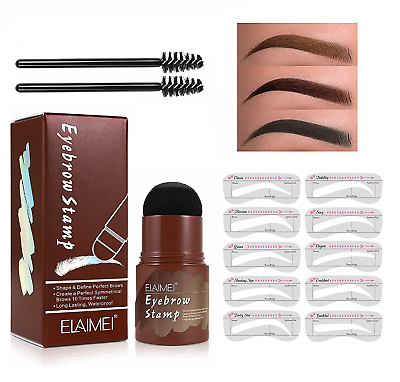 #ad Eyebrow Stamp Stencil Kit Eyebrow Stamp and Shaping Kit for Perfect Brow Eyebr $16.24