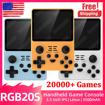 #ad Powkiddy RGB20S Handheld Game Console LCD HD 3.5#x27;#x27; Retro Game Toy 20000 Games $15.79