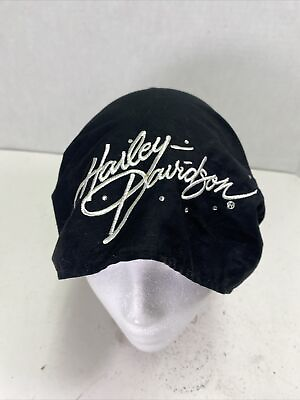 #ad Harley Davidson Women#x27;s Black Headwrap $10.95