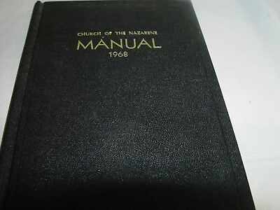 #ad 1968 Manual Church of the Nazarene Good Condition some markings $20.00