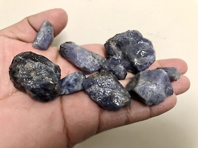 #ad Genuine Blue TANZANITE ROUGH Crystal Tanzania Raw Rough Gemstone Lot 146 Grams $200.00