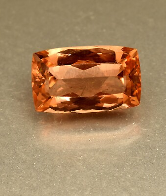 #ad Top Color Peach Morganite 11.90 Ct Certified Cushion Cut Loose Gemstone For Ring $41.00
