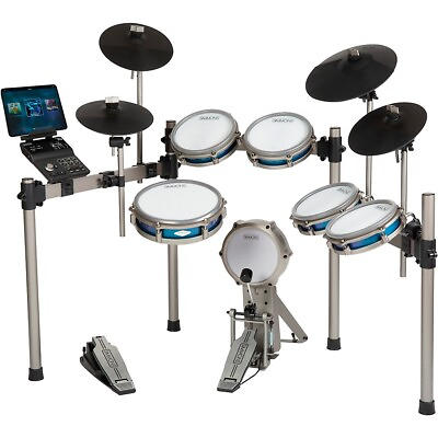 #ad Simmons Titan 70 Electronic Drum Kit with Mesh Pads and Bluetooth LN $703.99
