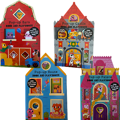 #ad Pop Up Barn Castle House or Palace Board Book and Playhouse CHOICE 4 NEW $6.99