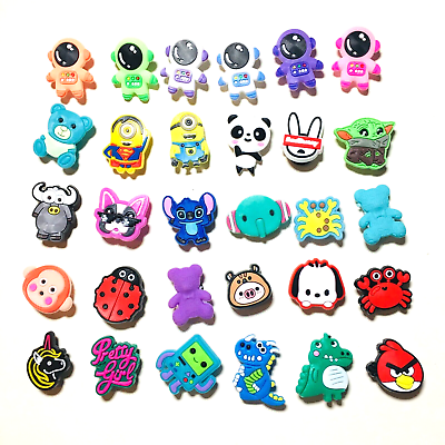 #ad Shoes Charms 30pcs Cartoon Charms for Crocs Shoes S 325 $9.95