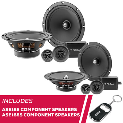 #ad Focal ASE165 6.5quot; Component Speakers and ASE165S 6.5quot; Slim Component Speakers $419.98