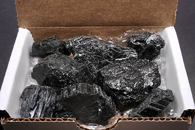 #ad Tourmaline Collection 9 OZ Natural Black Schorl Gemstone Crystals Specimens $12.71