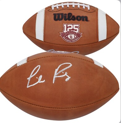 #ad Lincoln Riley Signed Oklahoma OU Wilson 125 Years Football Auto Fanatics COA $99.99