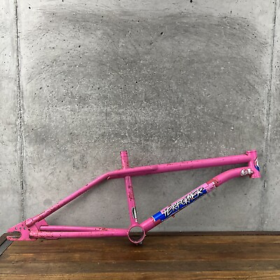 #ad GT Performer Frame Old School BMX Freestyle 4130 20 in Bubble Gum Pink OG 80s $639.99