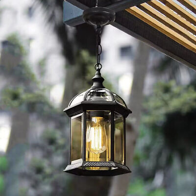 #ad Outdoor Pendant Lighting Garden Lamp Home Chandelier Light Yard Ceiling Lights AU $115.93