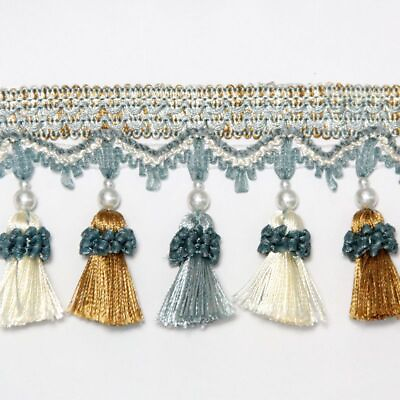 #ad 6m Vintage Tassel Curtain Trim Fringe Lace Trims DIY Sewing Curtains Decorations $73.11