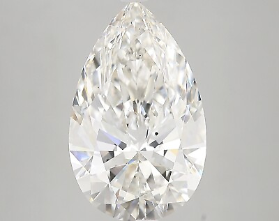 #ad Lab Created Diamond 5.46 Ct Pear H VS2 Quality Excellent Cut IGI Certified $2197.65