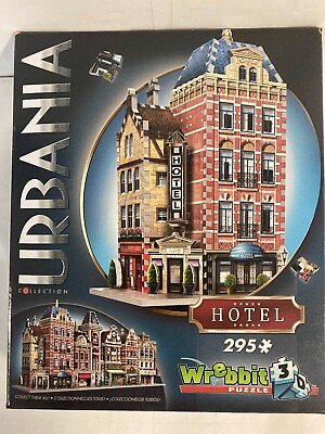 #ad Wrebbit Urbania Hotel 3d puzzle 295 pieces $14.99