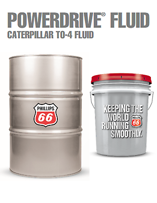 #ad Phillips 66 PowerDrive Fluid 10W 30W or 50W; Caterpillar TO 4 Fluid $183.59