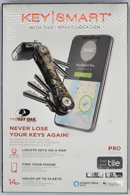 #ad KeySmart Pro with Tile Smart Technology Mossy Oak Camo $18.19