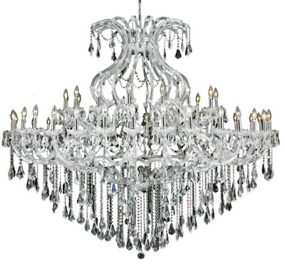 #ad Elegant Lighting 2801G72 RC Maria Theresa 49 Light 72quot;W Crystal Chrome $7420.00