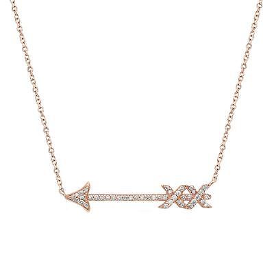 #ad Tiffany Paloma’s Graffiti Arrow Pendant Necklace 18K Rose Gold 18 Inches $4730.99