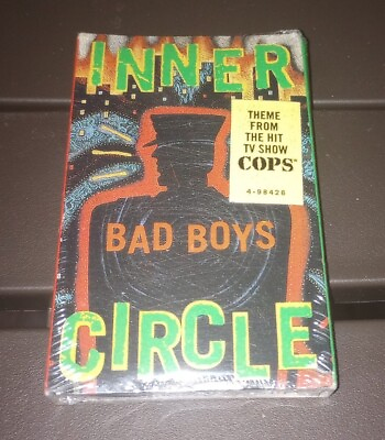 #ad New amp; Sealed Inner Circle Bad Boys Single Audio Cassette COPS THEME $79.95