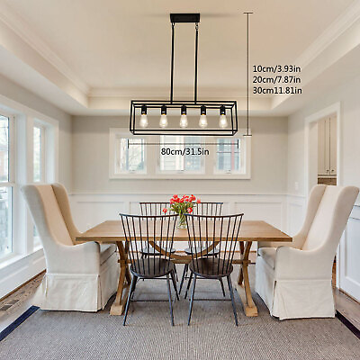 #ad Kitchen Island Chandelier 5 Light Pendant Light Lamp Modern Ceiling Fixture 110V $68.40