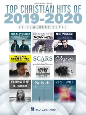 #ad Top Christian Hits of 2019 2020 Piano Vocal Guitar : 20 Powerful Songs Paper... $27.98