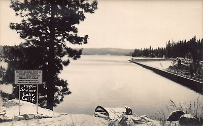 #ad RPPC Shaver Huntington Lake CA Fresno Cty Sierra Forest Photo Vtg Postcard A47 $115.00