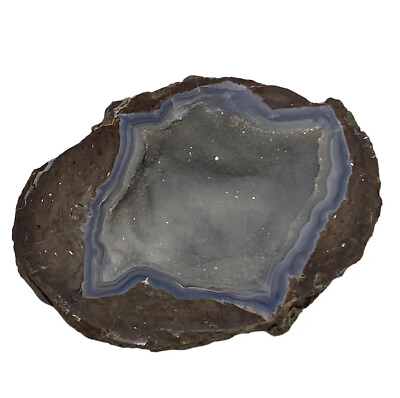 #ad Geode 4” Long Gray Sparkle AS IS $11.66