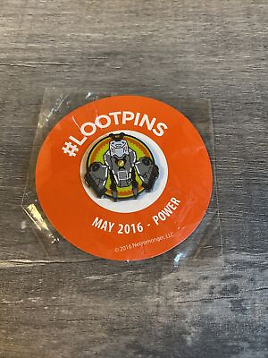#ad Lootcrate Power Pin Loot Crate Exclusive May 2016 NEW $2.96