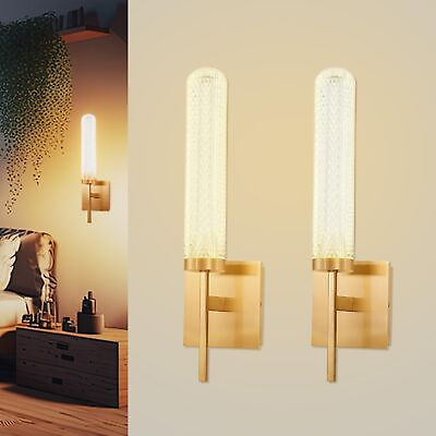 #ad Plug in Wall Sconce 2 Pcs Set Modern Indoor Wall Sconce Wall Sconce with Ac... $28.84