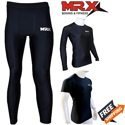 #ad Man#x27;s Compression Base Layer Workout Shirt Top Legging Running Training GYM $13.99