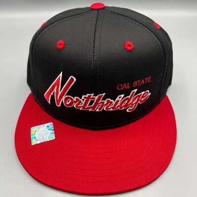 #ad Vintage Cal State Northridge Matadors Eclipse Hat Snap back Cap Black New Men $19.99