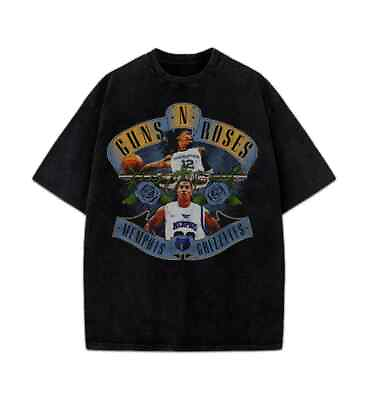 #ad Guns N Roses Inspired Derrick Rose amp; Ja Morant Vintage Style Graphic Men T Shirt $23.99