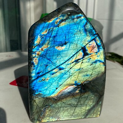 #ad 4.48LB Lagre Top Labradorite Crystal Stone Natural Mineral Specimen Healing K06 $169.90
