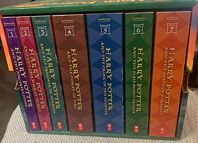 #ad Harry Potter: Complete 7 Book Set Paperback JK Rowling 2009 $45.50