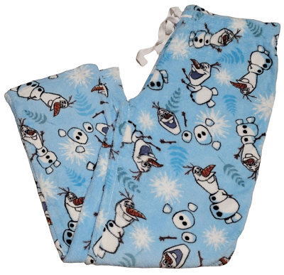 #ad Official Frozen Olaf the Snowman Comfy Fleece Pajama Lounge Pants XL $23.99