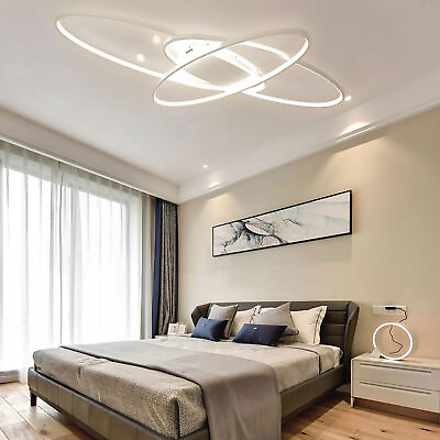 #ad Unique Geometric Ceiling Chandelier Lamp Modern LED Light For Bedroom Hall USA $42.00