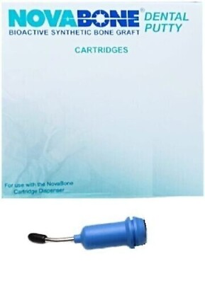 #ad Novabone Putty Bioactive Synthetic bone graft 1 Cartridges .25 cc X 4 $199.99