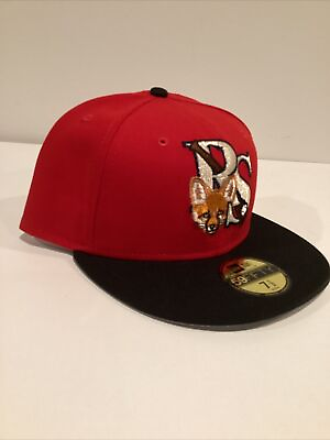 #ad Columbus Red Stixx MILB New Era Buffalo 59FIFTY Red Black Hat Cap 7 1 2 New $44.59